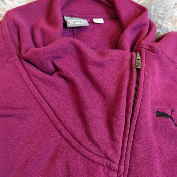 Puma Women's Cowl Neck Sweater in Purple - Picture 4 of 10